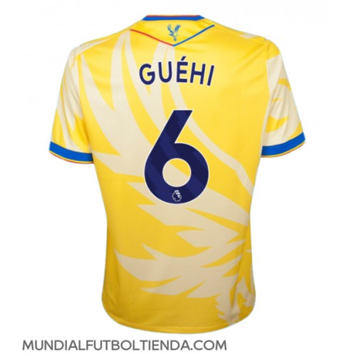 Camiseta Crystal Palace Marc Guehi #6 Segunda Equipación Replica 2024-25 mangas cortas